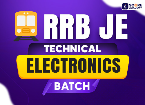 <p>RRB JE <strong>Technical Electronics</strong> Batch 2025</p>
